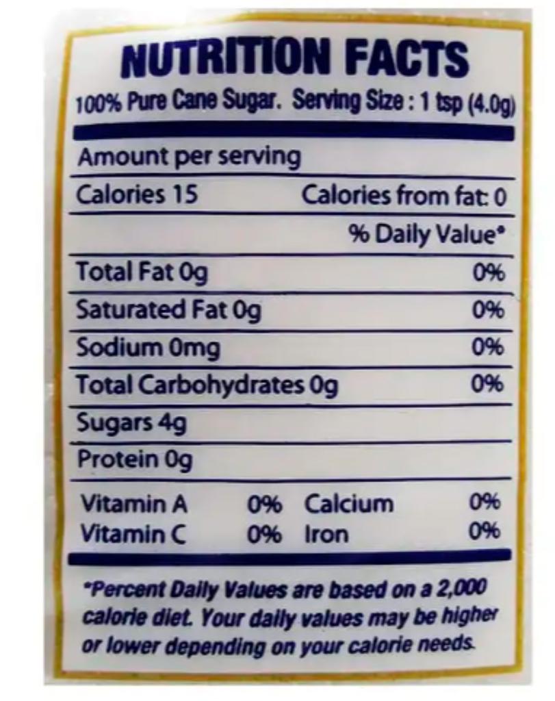 Sweet Cane Azúcar Blanca 5 kg / 11 lb