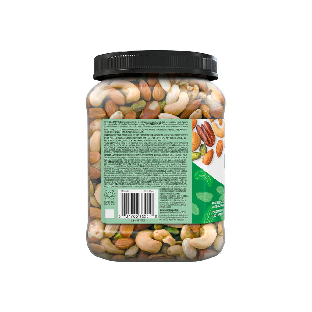 Member's Selection Mix de Nueces Tostadas Sin Sal 907 g / 2 lb icon