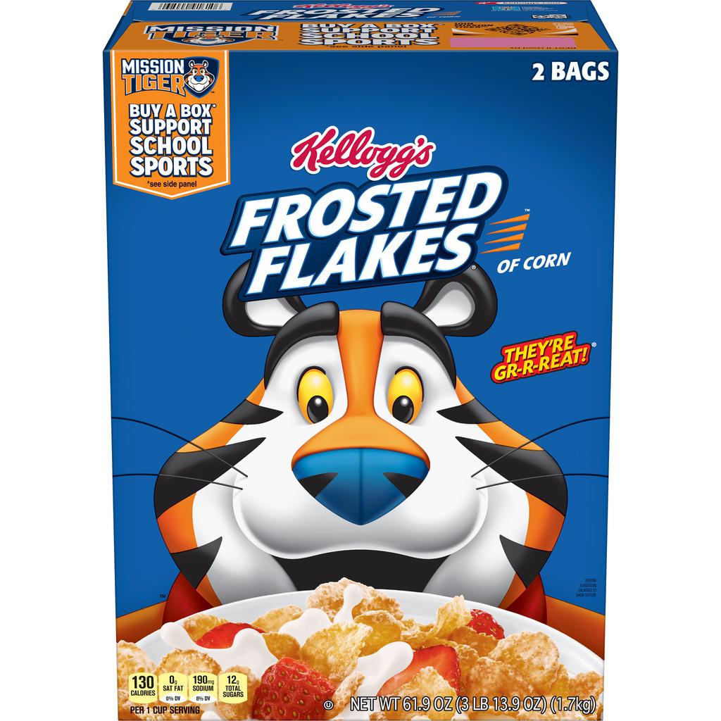 Kellogg's Cereal Zucaritas Frosted Flakes 1.75 kg / 61.7 oz