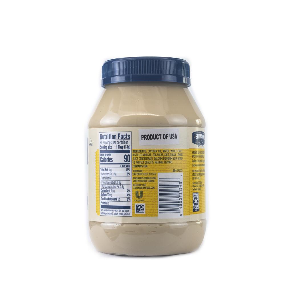 Hellmann's Mayonesa Real Preparada con Huevos del Campo / 887 mL / 30 oz