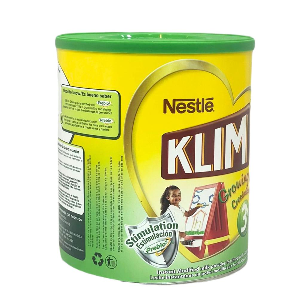 Klim 3+ Leche en Polvo Entera Instantánea para Niños Lata 800 g / 1.7 lb