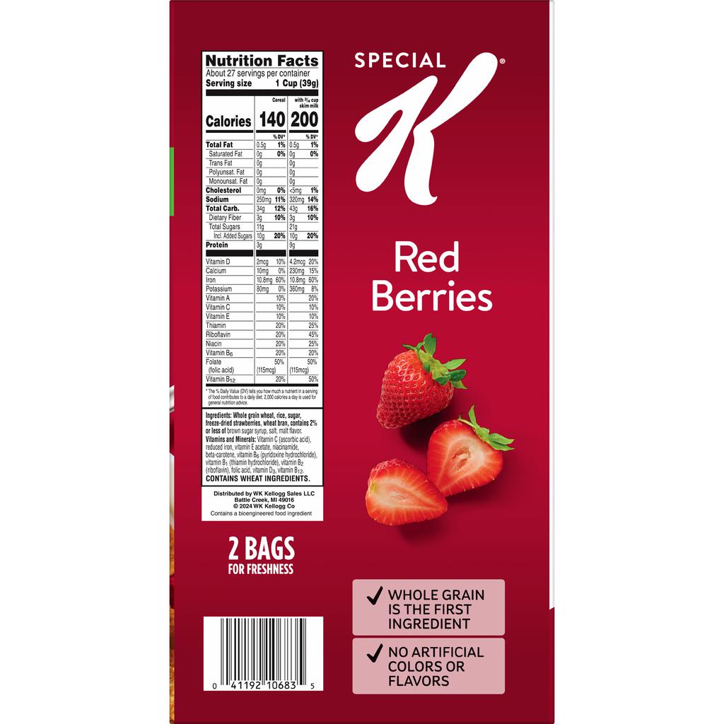 Special K Cereal Frutos Rojos 1.07 kg / 2 lb