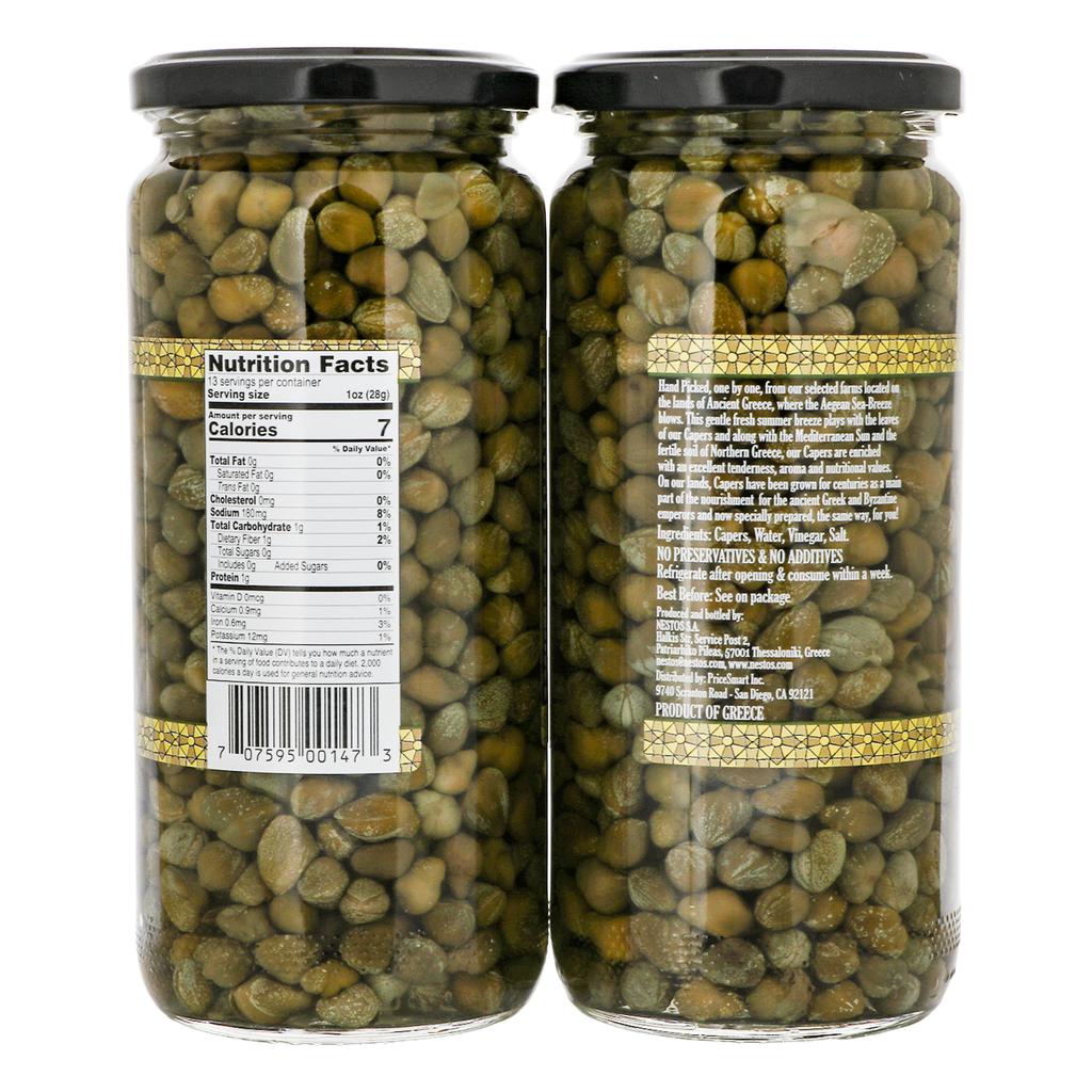 Nestos Alcaparras en Salmuera 2 Unidades / 350 g / 12.4 oz