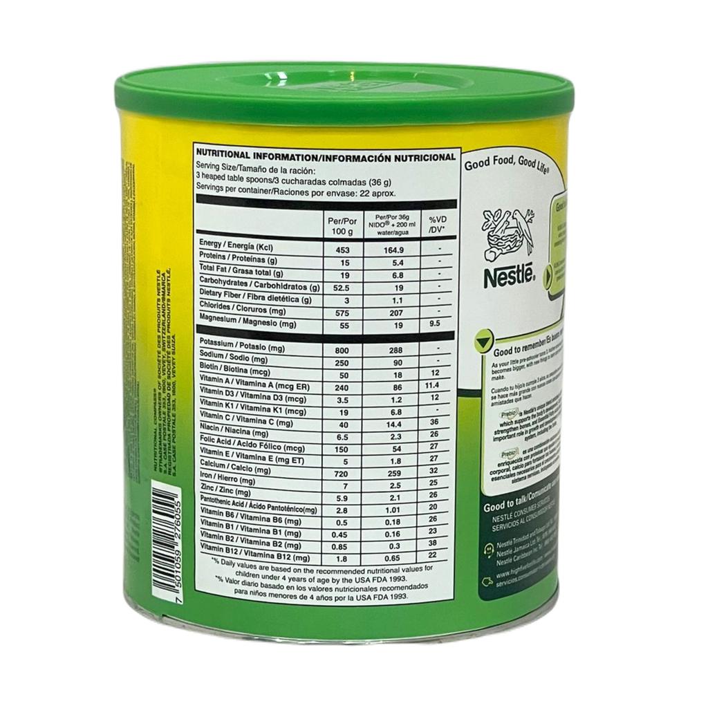 Klim 3+ Leche en Polvo Entera Instantánea para Niños Lata 800 g / 1.7 lb