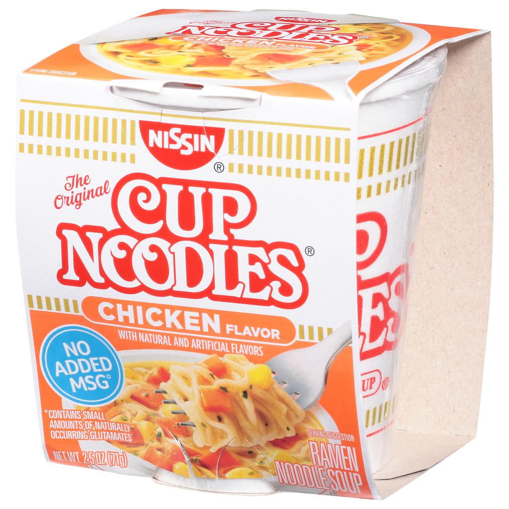 Nissin Sopa Noodle Sabor a Pollo 12 Unidades / 64 g / 2.25 oz