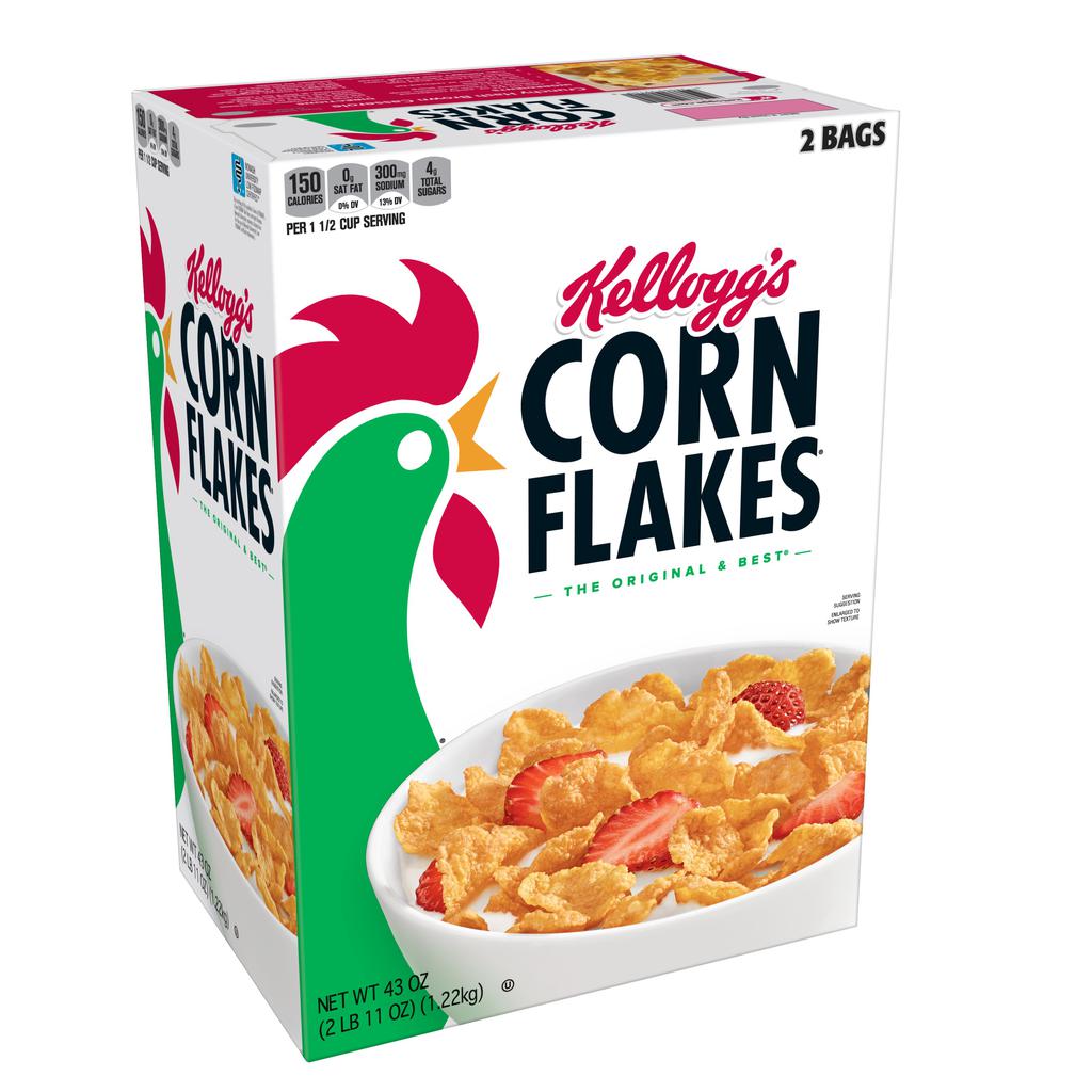 Kellogg's Corn Flakes Hojuelas de Maíz 1.21 kg / 43 oz