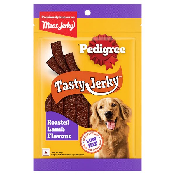 Pedigree Tasty Jerky Roasted Lamb Flavour