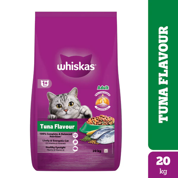 Whiskas Adult Cat Food Tuna Flavour 20kg