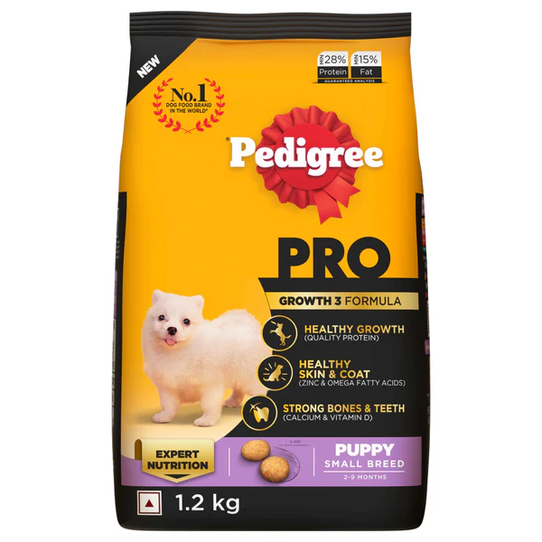 Pedigree PRO Puppy Small Breed Dog Food 3 kg