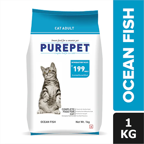 Purepet Ocean Fish Cat Food, 1kg