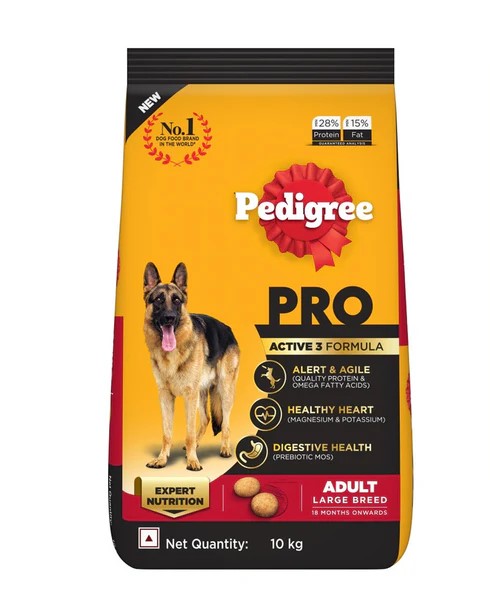 Pedigree PRO Adult Large Breed Dog Food 3Kg