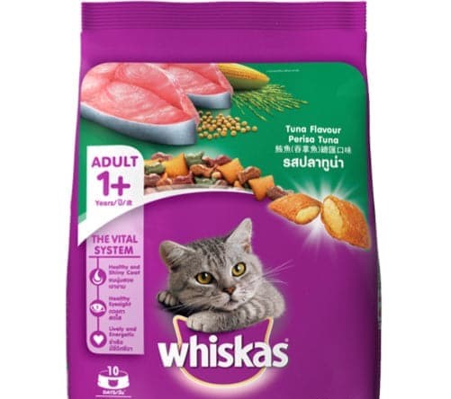 Whiskas Adult Dry Cat Food Tuna Flavour , 50gm