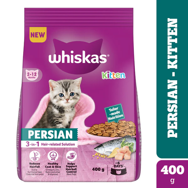 Whiskas Persian Kitten Dry Food 400g