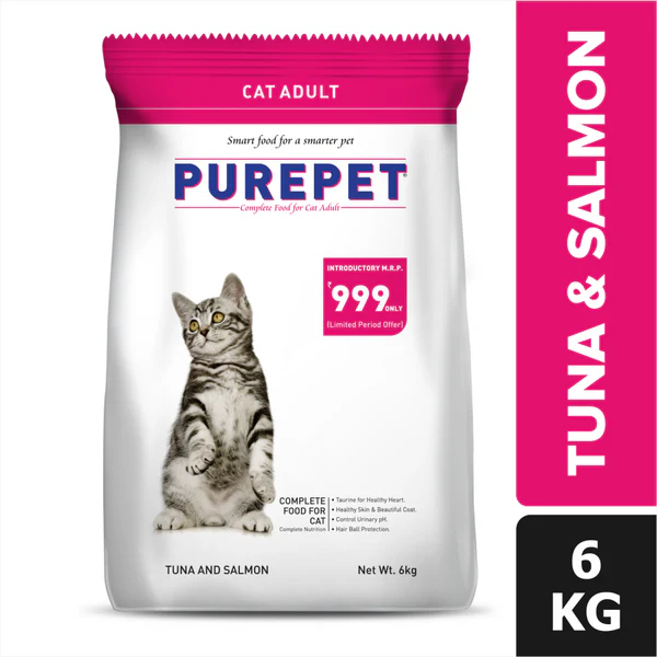 Purepet Cat Adult Food Tuna & Salmon 6kg