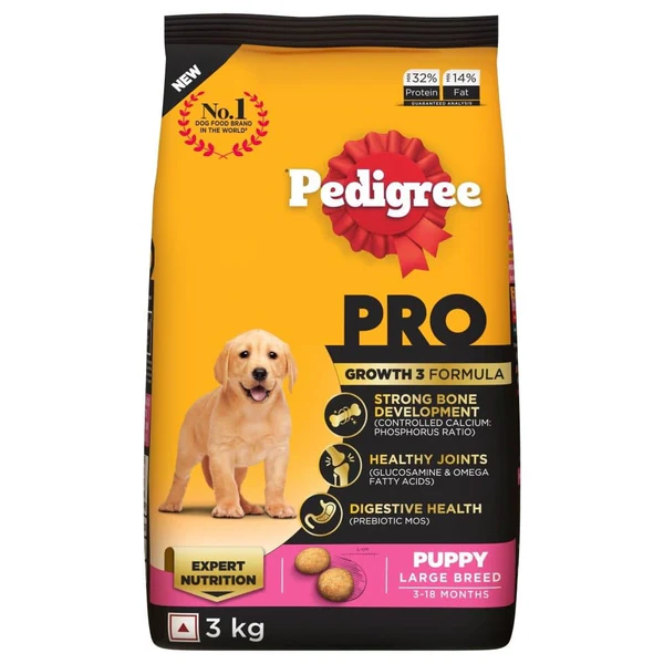 Pedigree PRO Puppy Large Breed Dog Food 20kg