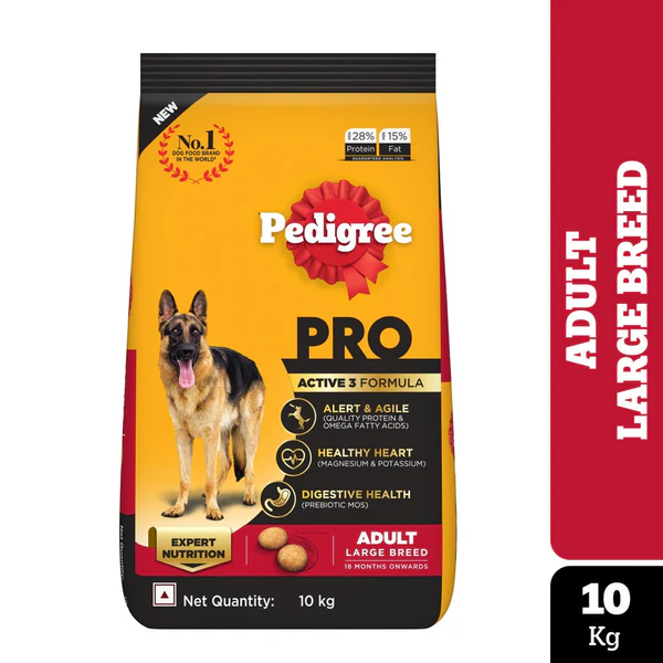 Pedigree PRO Adult Large Breed Dog Food 10kg