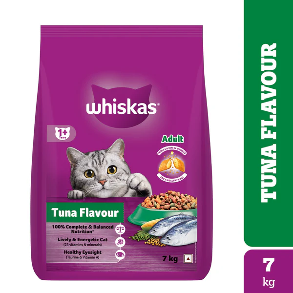 Whiskas Adult Cat Food Tuna Flavour 7kg