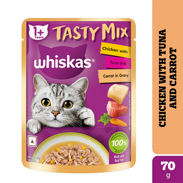 Whiskas Tasty Mix Cat Food , 70g