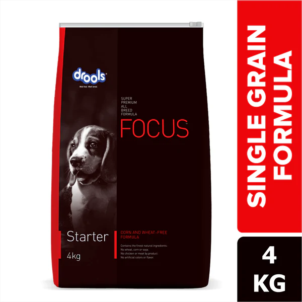 Drools Focus Starter Dog Food 4kg