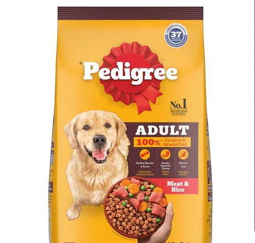 Pedigree Adult Dog Food Meat & Rice