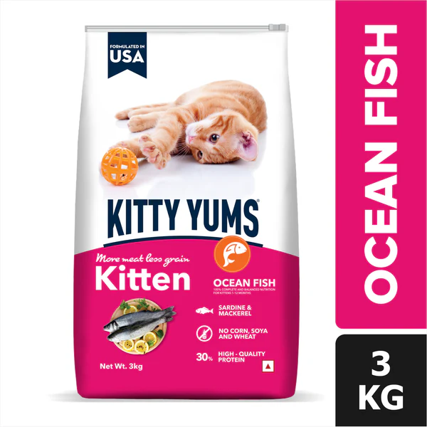 Kitty Yums Kitten Food , 3Kg