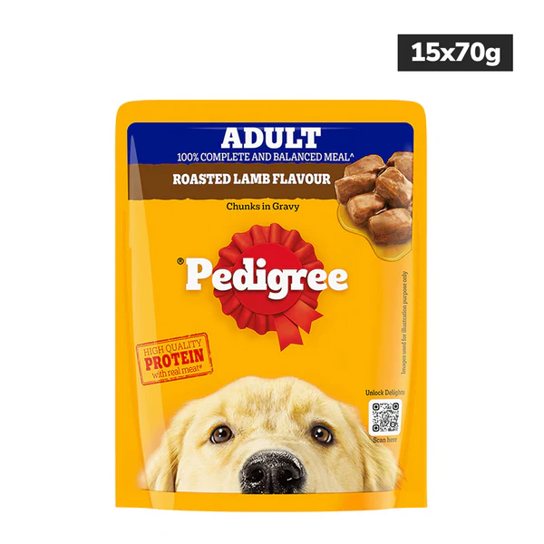 Pedigree Adult Dog Food Roasted Lamb Flavour
