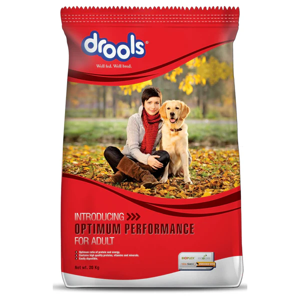 Drools Optimum Performance Adult Dog Food , 20Kg
