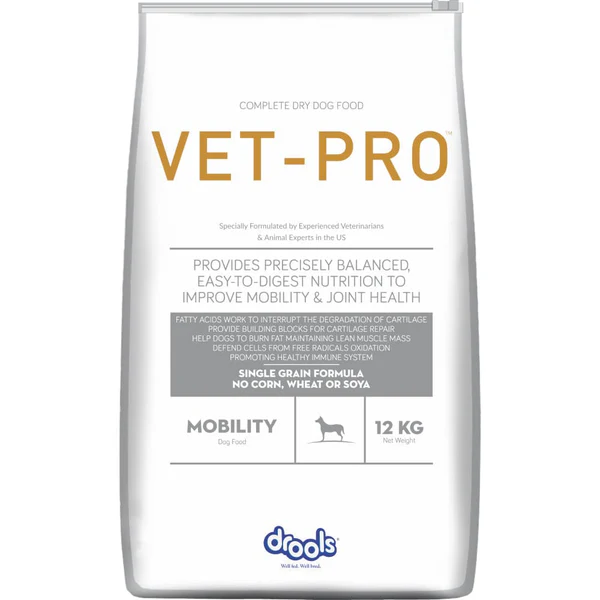 Drools Vet-Pro Mobility Dry Dog Food 12kg