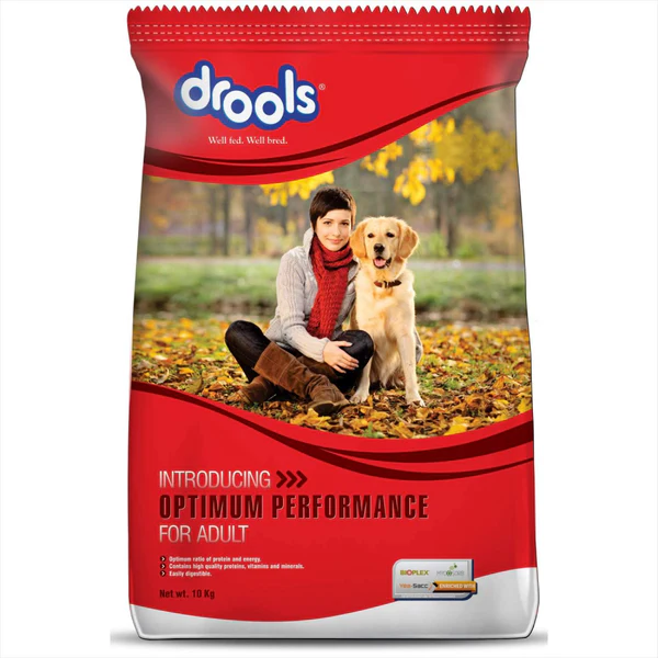 Drools Optimum Performance Adult Dog Food , 10Kg