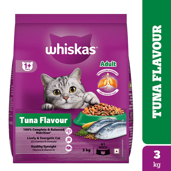 Whiskas Tuna Flavour Cat Food 3kg