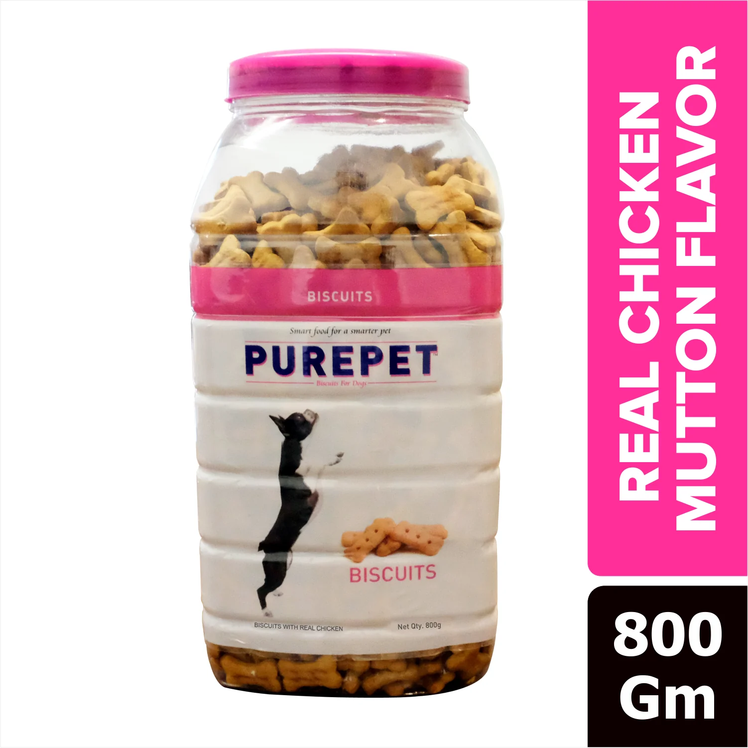 PUREPET Biscuits Mutton Flavour , 800 gm