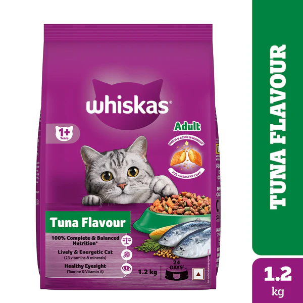 Whiskas Tuna Flavour Adult Cat Food 1.2kg