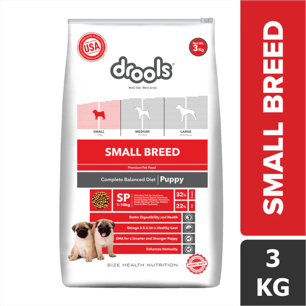 Drools Small Breed Puppy Dog Food 3kg