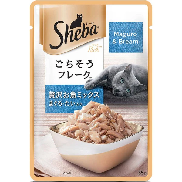 Sheba Rich Flakes Maguro & Bream , 35g