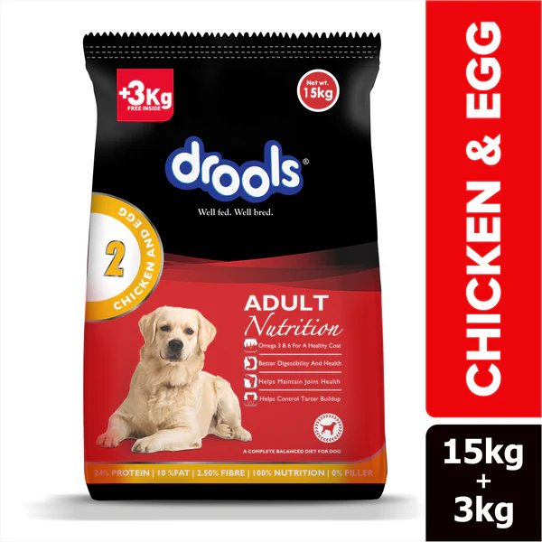 Drools Adult Nutrition Dog Food - Chicken & Egg
