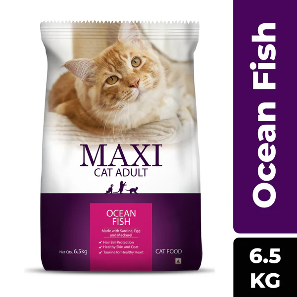 Maxi Cat Adult Ocean Fish Cat Food 6.5kg