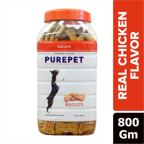 Purepet Dog Biscuits – Real Chicken Flavor 800 gm