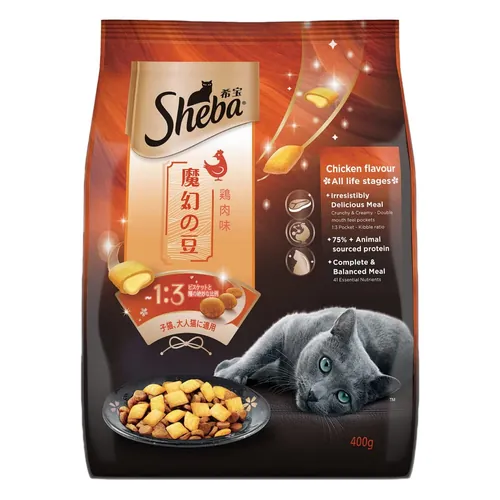Sheba Chicken Flavour Cat Food , 400g