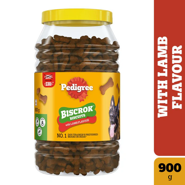 Pedigree Biscrok Biscuits with Lamb Flavour