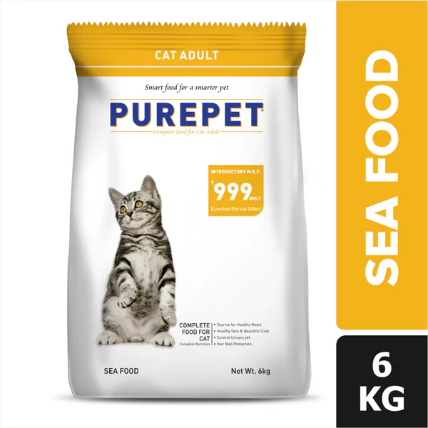 Purepet Cat Food Sea Food 6kg
