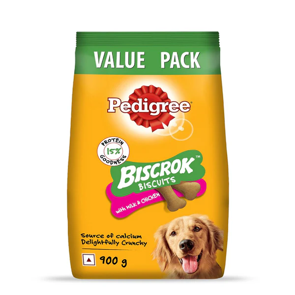Pedigree Biscrok Biscuits with Milk & Chicken Value Pack