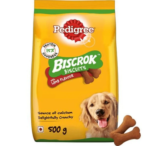 Pedigree Biscrok Biscuits with Lamb Flavour