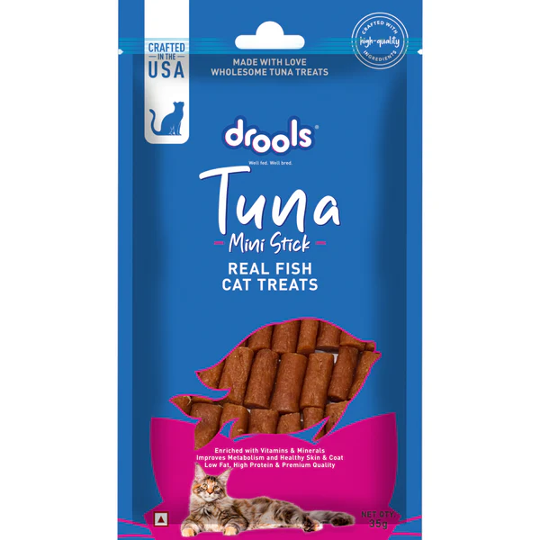 Drools Tuna Mini Stick Cat Treats , 35gm