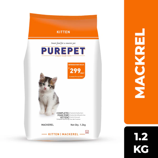 Purepet Kitten Food Mackerel 1.2kg