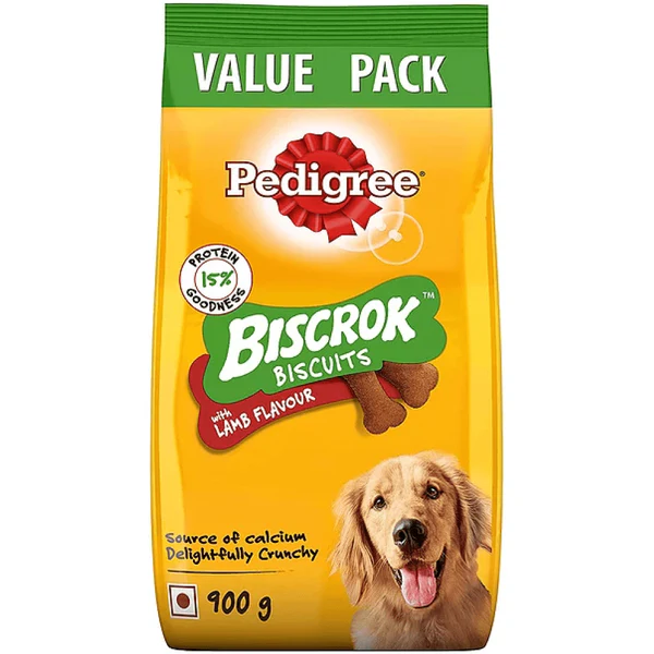Pedigree Biscrok Biscuits Lamb Flavour 900g