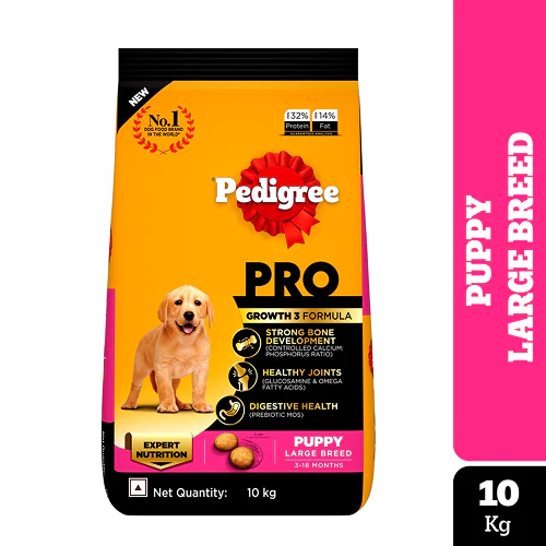 Pedigree PRO Puppy Large Breed Dog Food 10kg
