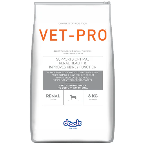 Drools Vet-Pro Renal Dog Food   8kg