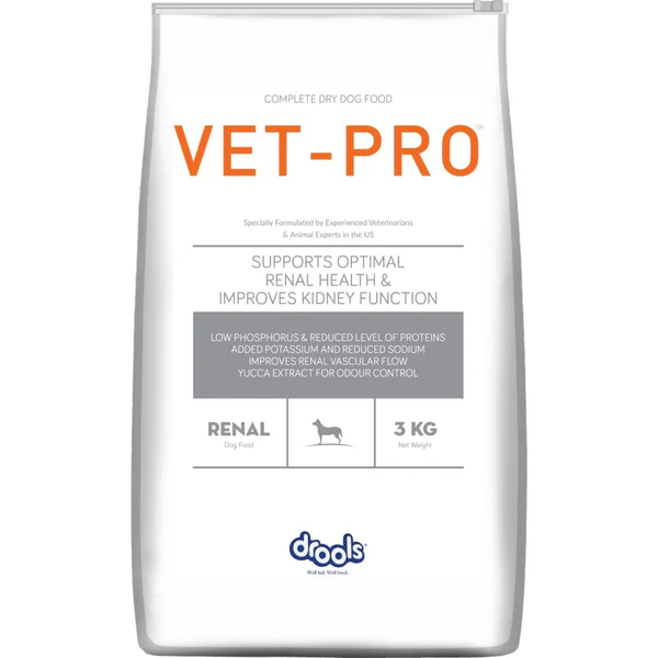 Drools Vet-Pro Renal Dog Food  3kg