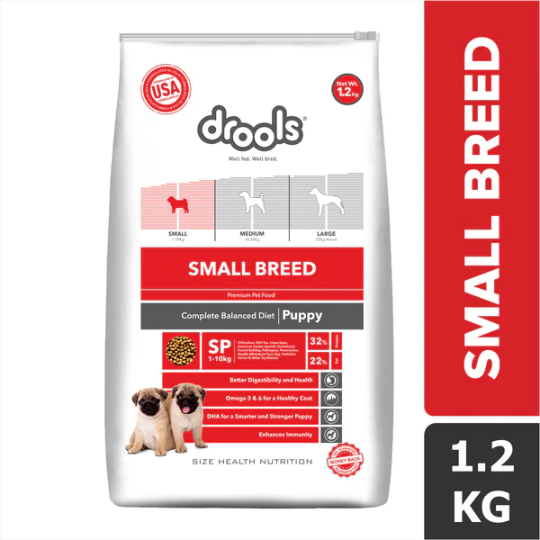 Drools Small Breed Puppy Food 1.2kg