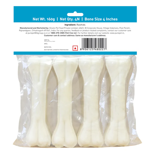 Rawhide Dog Bones Pack 160gm
